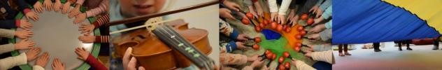 Collage aus verschiedenen Instrumenten.