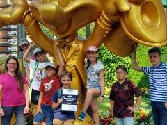 Das Ensemble L'Akkritz Kids im Europa Park..