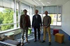 Musikschulleiter mit den Gästen aus Slowenien
