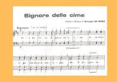 Ein Auszug aus dem Musikstück "Signore delle cime".